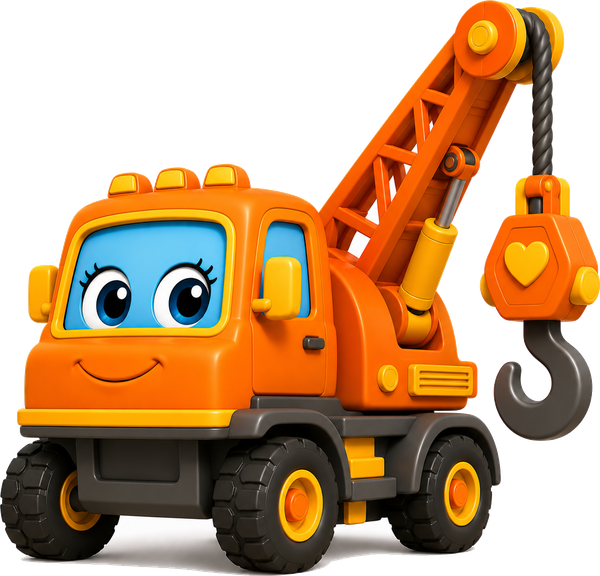 Carla the orange crane